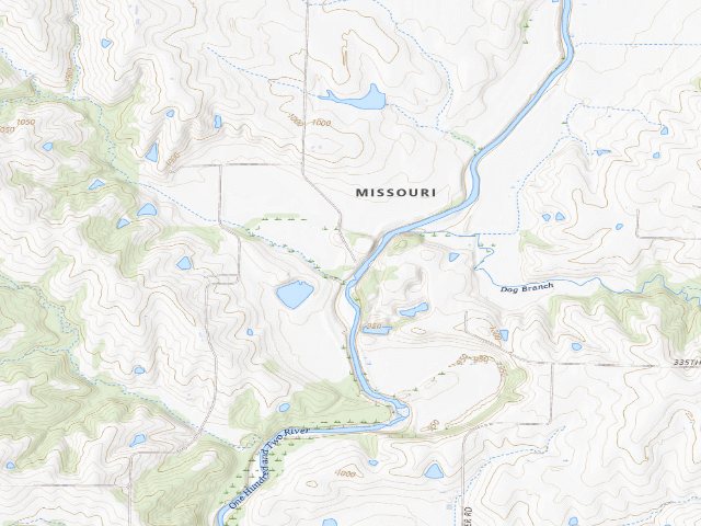 USGS topographic map of Bridgewater Access