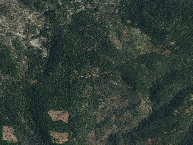 Aerial image of Brimstone Ohv Campground
