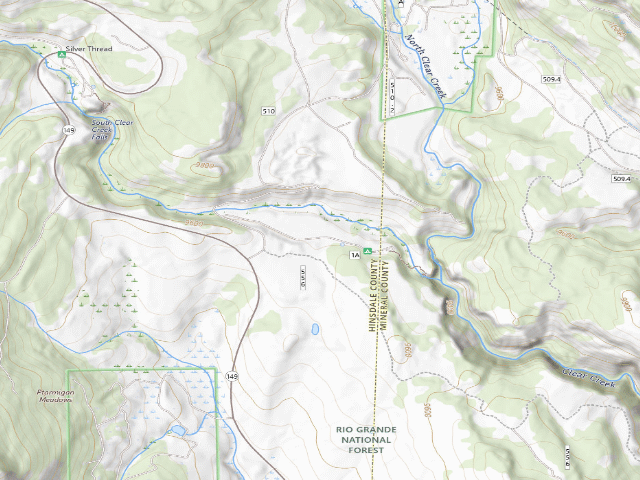 USGS topographic map of Bristol Head Campground