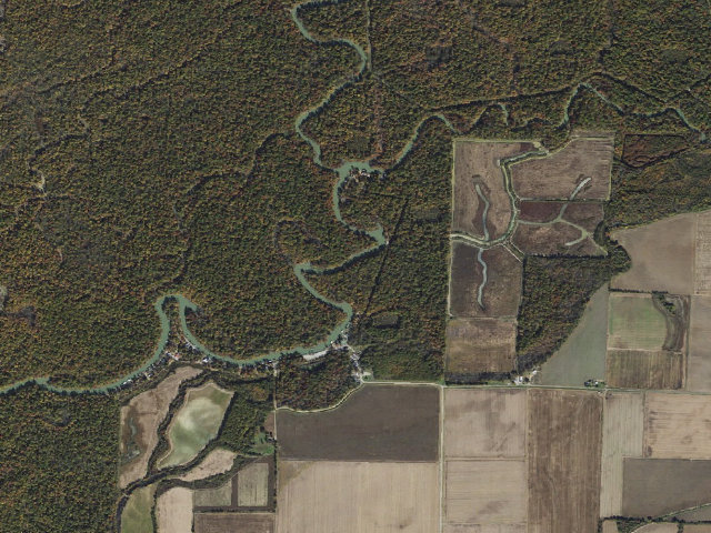 Aerial image of Brookings Camping Area