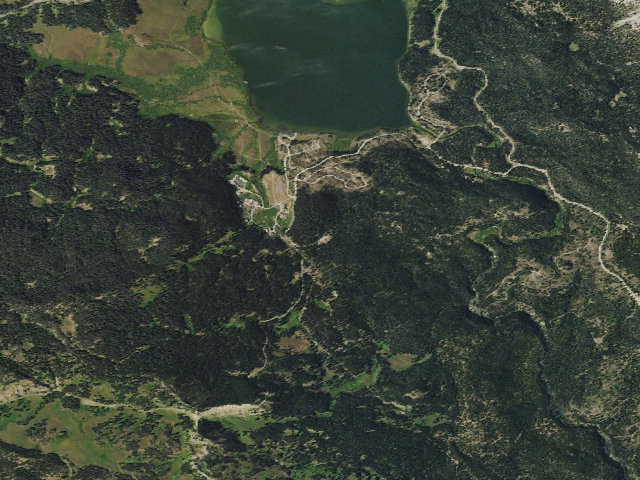 Aerial image of Brooks Lake