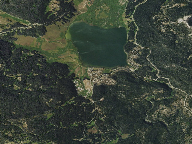 Aerial image of Brooks Lake