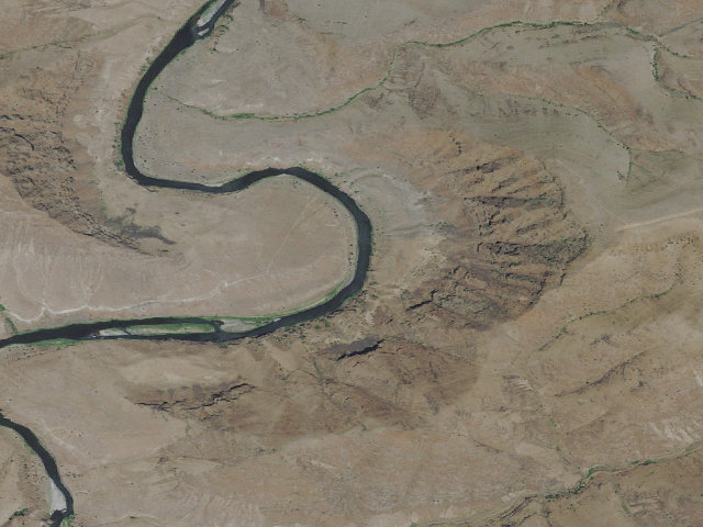 Aerial image of Brown's Picnic Table