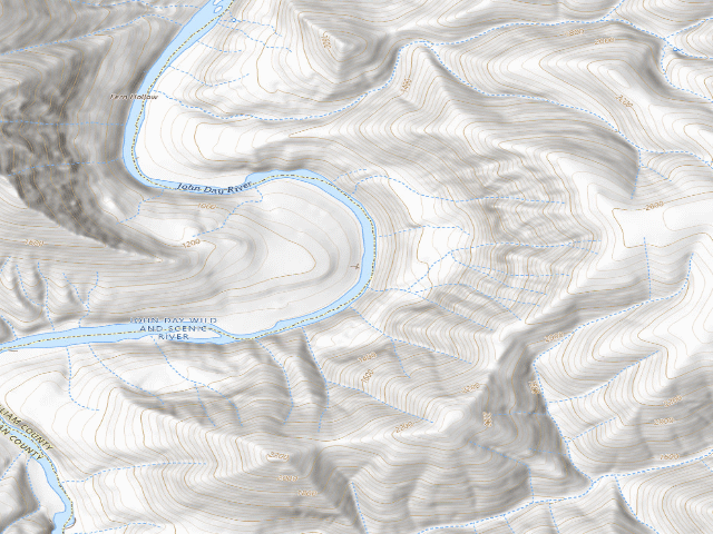 USGS topographic map of Brown's Picnic Table