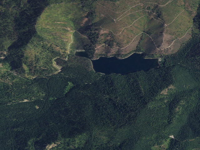 Aerial image of Browns Lake