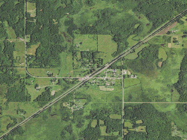 Aerial image of Bruno City Park