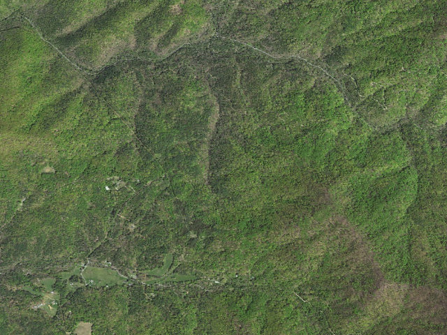 Aerial image of Bryant Ridge A.T. Shelter