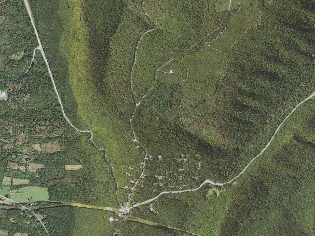 Aerial image of Buchanan State Forest roadside campsite BV013 Lincoln Trail