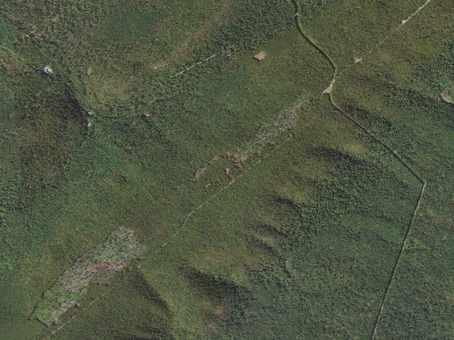 Aerial image of Buchanan State Forest roadside campsite BV019  Broad Mountain Landing 2