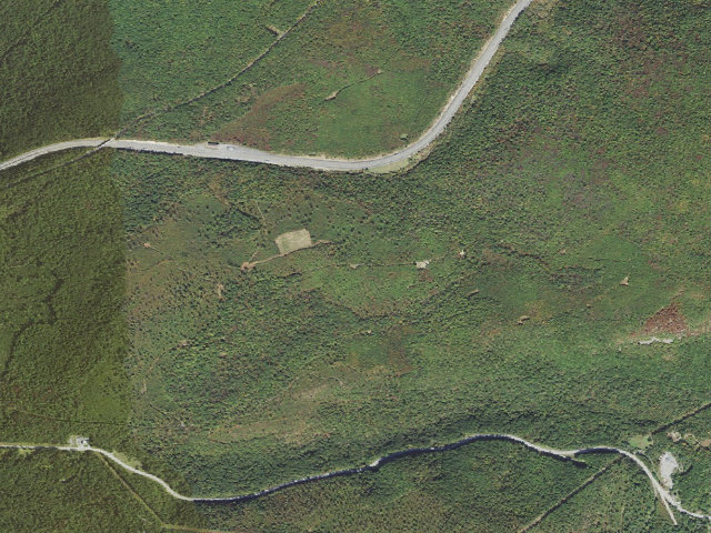 Aerial image of Buchanan State Forest roadside campsite SH021 Laidig Landing B
