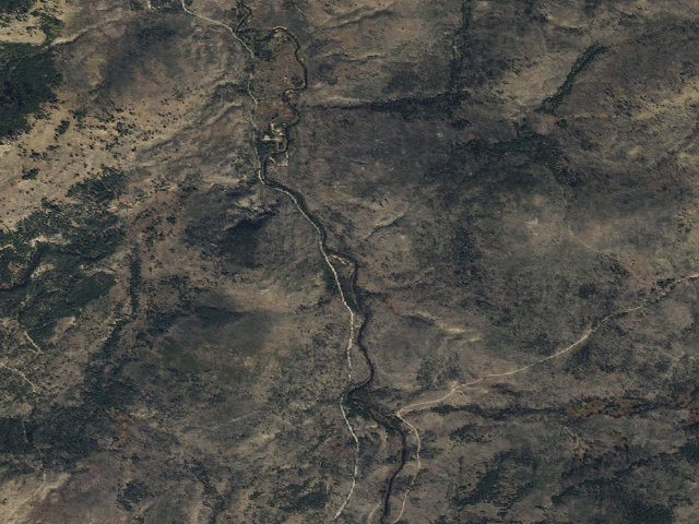 Aerial image of Buck Mountain Campground