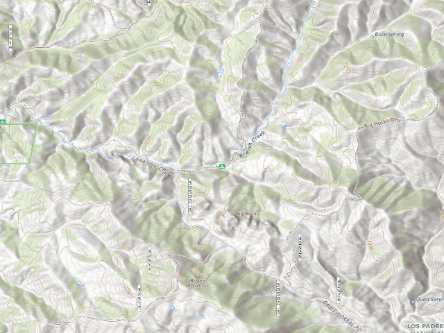 USGS topographic map of Buck Spring