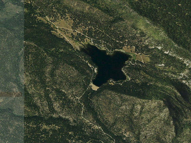 Aerial image of Buckeye Campground