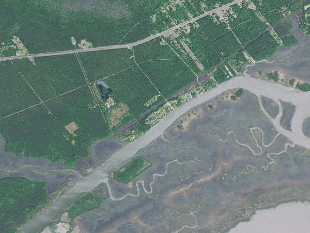 Aerial image of Buckhall Campground