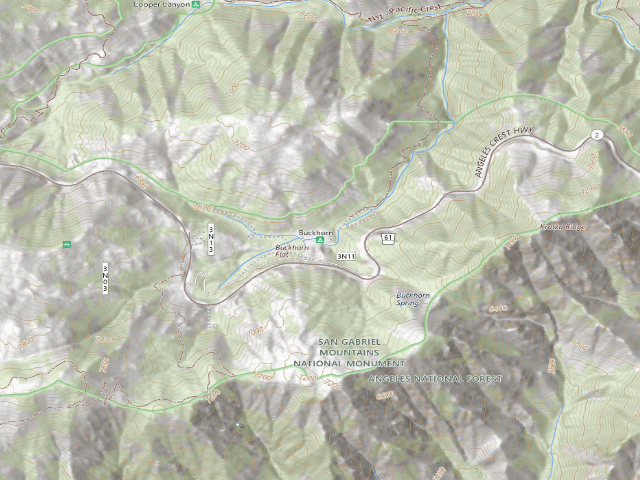 USGS topographic map of Buckhorn