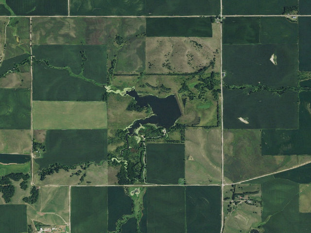 Aerial image of Buckskin Hills WMA