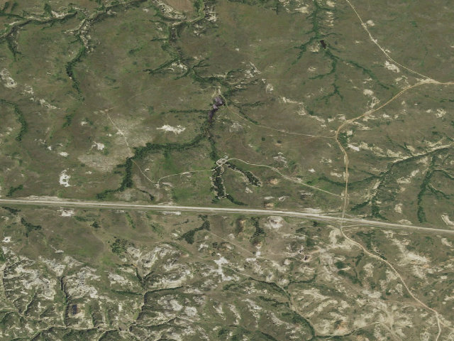 Aerial image of Buffalo Gap