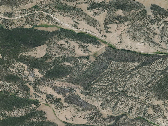 Aerial image of Buffalo Pass Campground