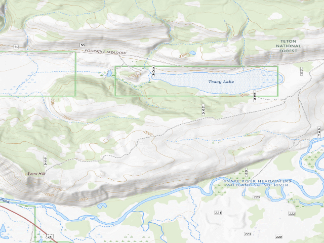 USGS topographic map of Buffalo Valley 10