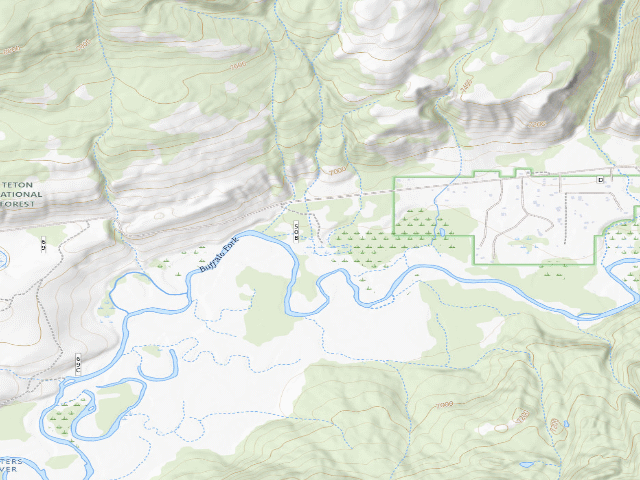 USGS topographic map of Buffalo Valley 14