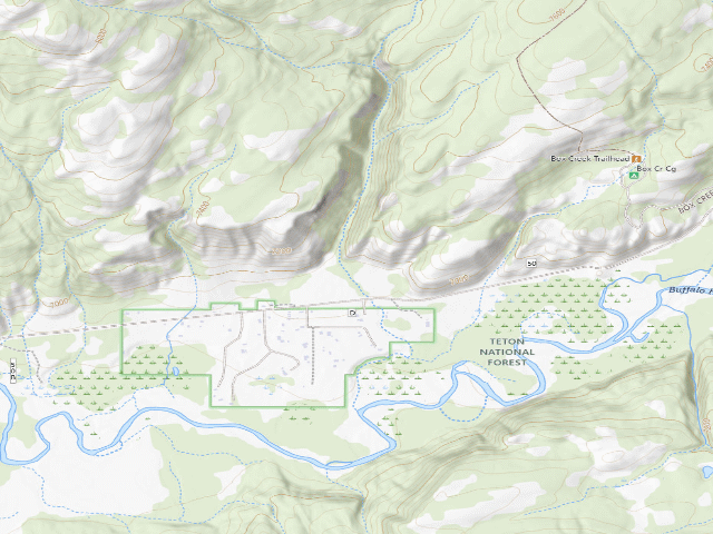 USGS topographic map of Buffalo Valley 14A