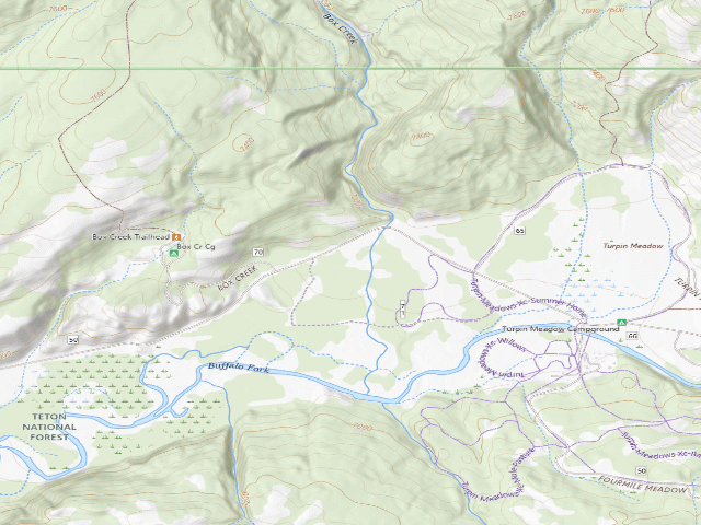 USGS topographic map of Buffalo Valley 17