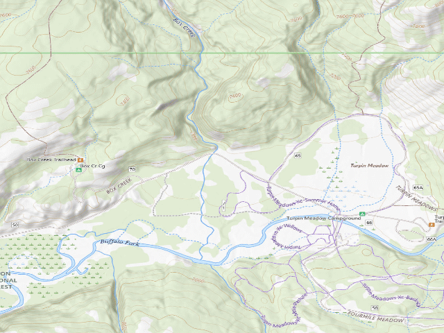 USGS topographic map of Buffalo Valley 19