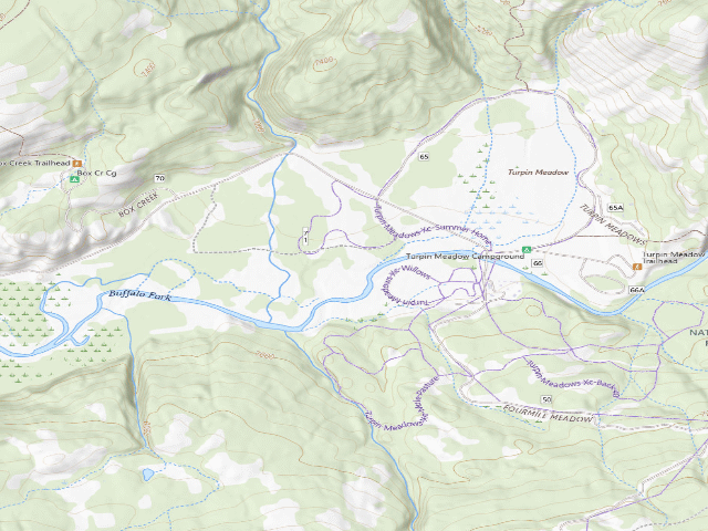 USGS topographic map of Buffalo Valley 21