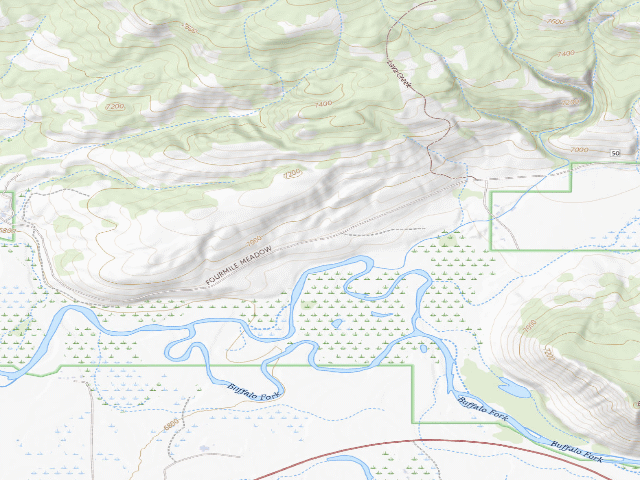 USGS topographic map of Buffalo Valley 4