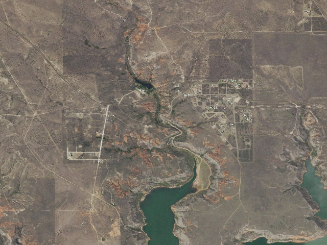 Aerial image of Bugbee Camping Area