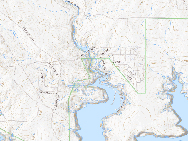 USGS topographic map of Bugbee Camping Area