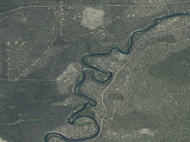 Aerial image of Bull Bend