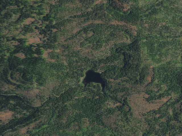 Aerial image of Bull Prairie Campground & Picnic