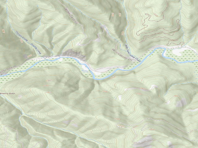 USGS topographic map of Bumblebee Meadow 5-3