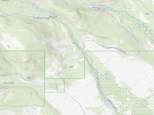 USGS topographic map of Bumper
