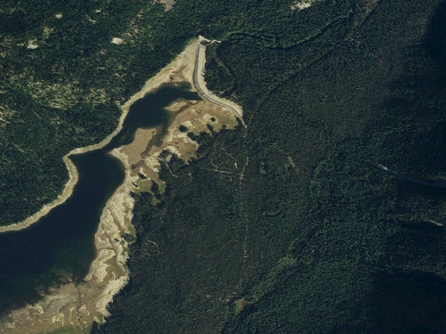 Aerial image of Bumping Lake (Lower)