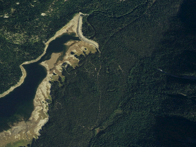 Aerial image of Bumping Lake (Upper)