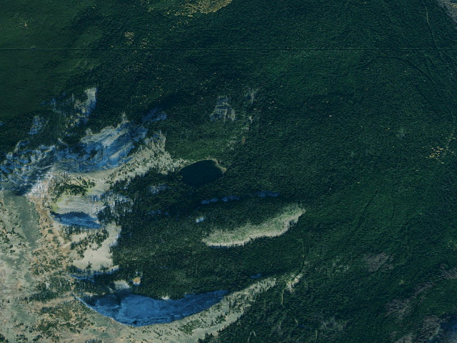 Aerial image of Burke Lake