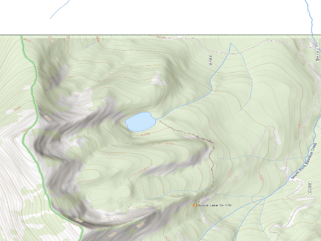 USGS topographic map of Burke Lake