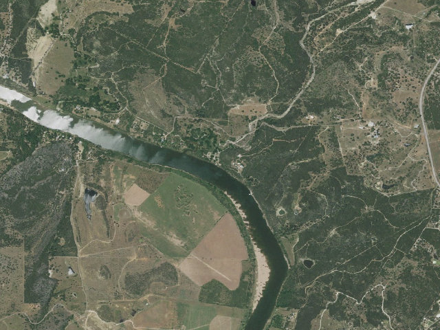 Aerial image of Burnet County