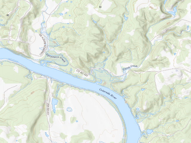 USGS topographic map of Burnet County