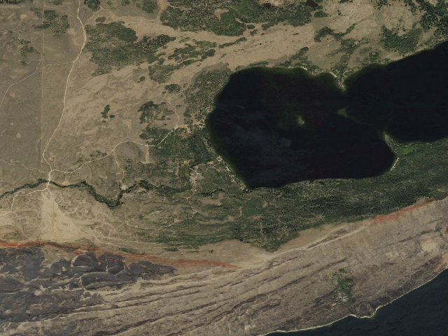 Aerial image of Burnt Lake Cg