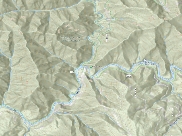 USGS topographic map of Butler Bar
