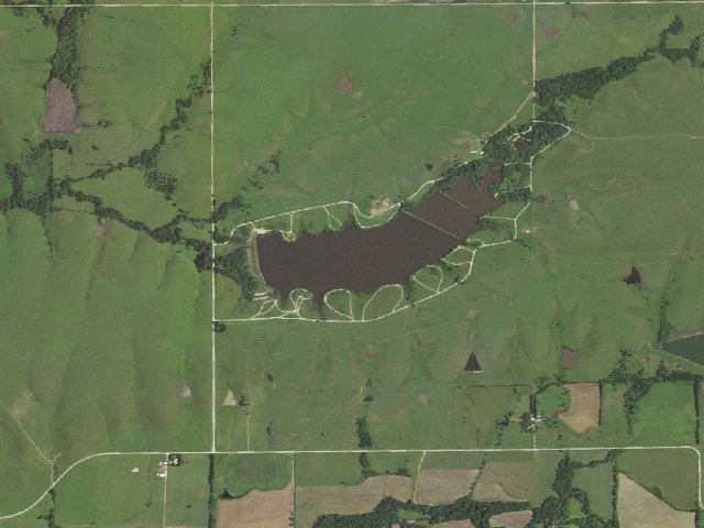 Aerial image of Butler State Fishing Lake