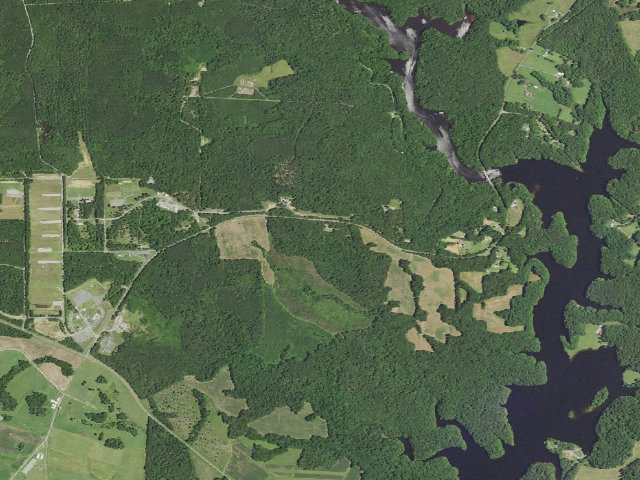 Aerial image of Butner-Falls of Neuse Game Land camping area #2