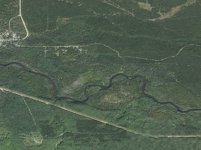 Aerial image of Buttercup Backcountry Campsites