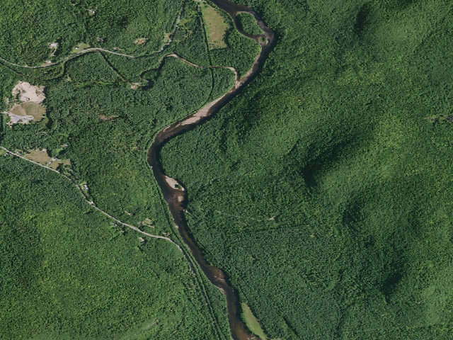 Aerial image of Buttermilk Road Campsite 6 (Lake George Wild Forest)