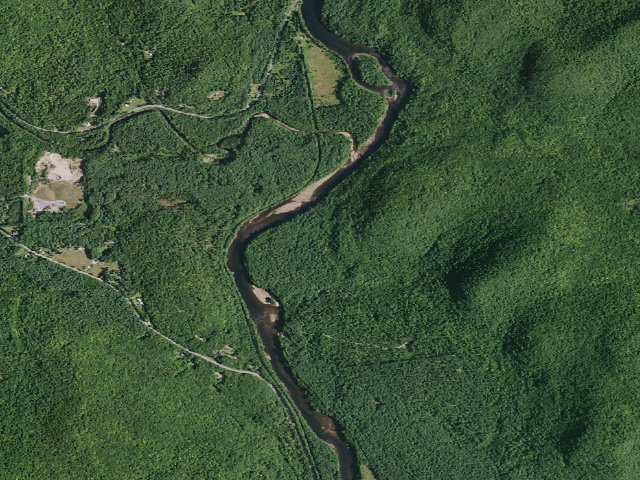 Aerial image of Buttermilk Road Campsite 7 (Lake George Wild Forest)