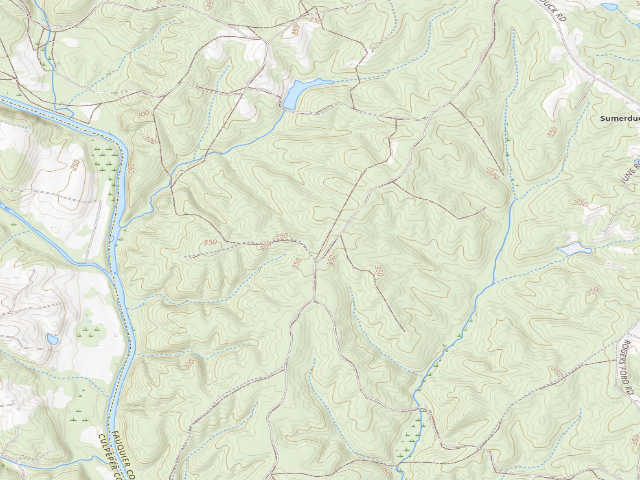 USGS topographic map of C.F. Phelps WMA