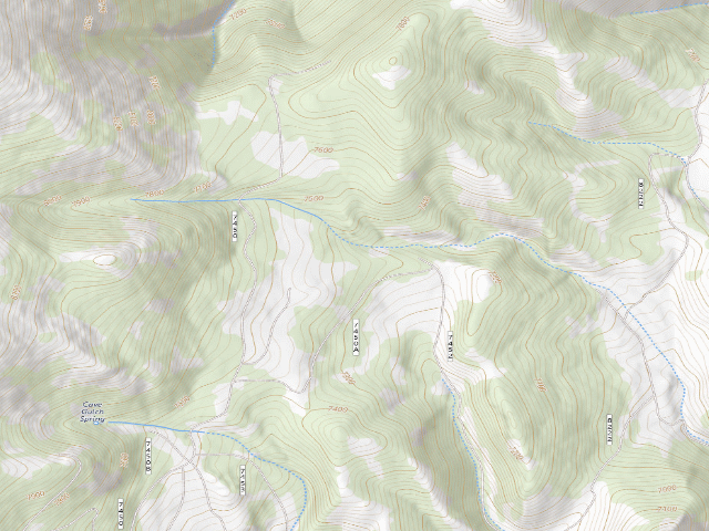 USGS topographic map of Cabin